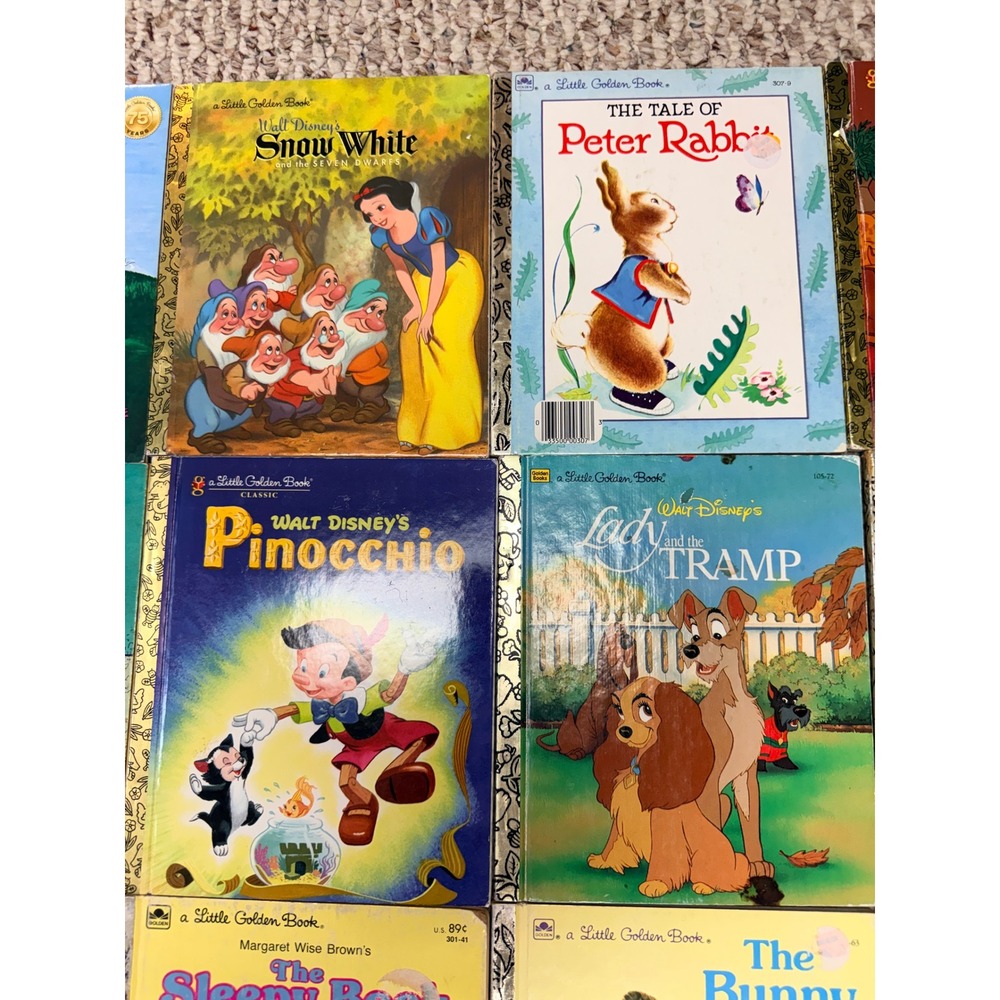 Lot of 20 Little Golden Books Vintage Disney Pixar Star Wars Classic Stories - Picture 4 of 11
